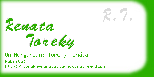 renata toreky business card